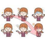 新人・転職者の入社後の感情変化を6つのイラストにより表現した