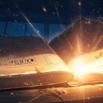 特記仕様書が重要書類であることを書類と光で表現した